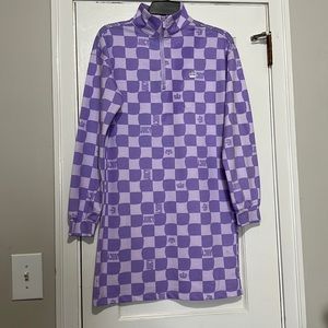 NWT Juicy Couture Lilac Sky Check Woman’s Dress Size S